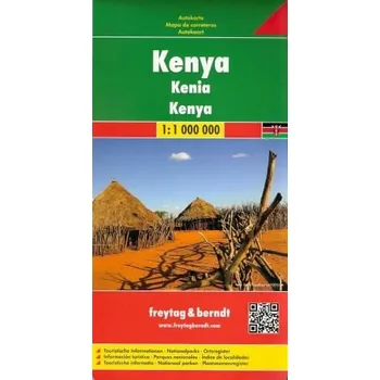 Kenia Mapa samochodowa 1:1 000 000 Kolektiv autorů