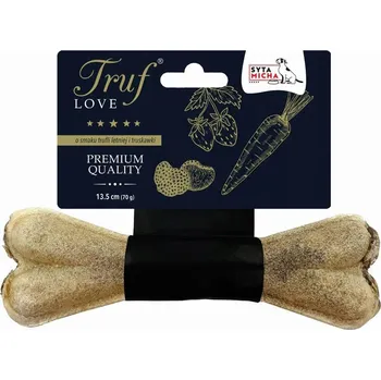 Pamlsek pro psa Žvýkací kost Syta Micha s lanýžem a jahodou, hypoalergenní, 13,5 cm