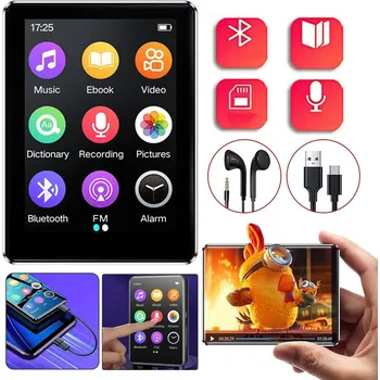 MP3 Přehrávač ZREE ODTWARZACZ MP3 MP4 BLUETOOTH černý 64 GB