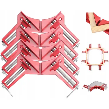 Truhlářská svěrka 4ks ROHOVÁ SVĚRKA ÚHELNÍKOVÁ TRUHLÁŘSKÁ ROHOVÉ SVĚRKY 75mm 90°