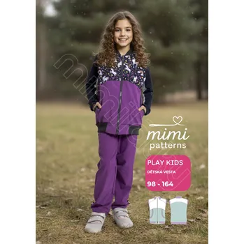 Nit Dětský komerční střih, Vesta, Play Kids - Tištěný střih
