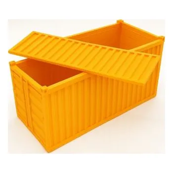 Úložný box Organizér - Oranžový lodní kontejner Velikost Maxi