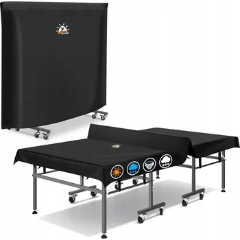 Stolní tenis VODĚODOLNÝ A ODOLNÝ ČERNÝ OBAL / PLACHTA NA STŮL PRO STOLNÍ TENIS / PING PONG