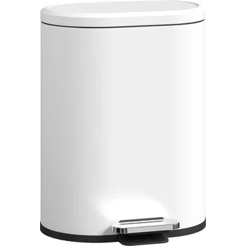 Odpadkový koš Pedálový odpadkový koš s víkem 12 litrů | bílý