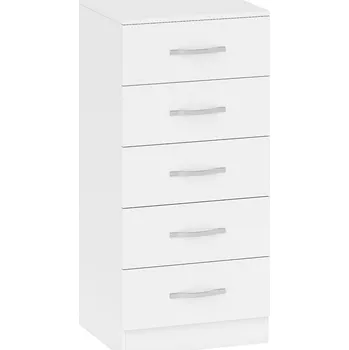 Ložnice Komoda s 5 zásuvkami | bílá