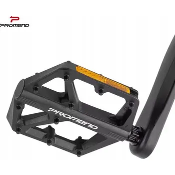 Pedál na kolo Platformové pedály PROMEND černé NYLON, kvalitní provedení