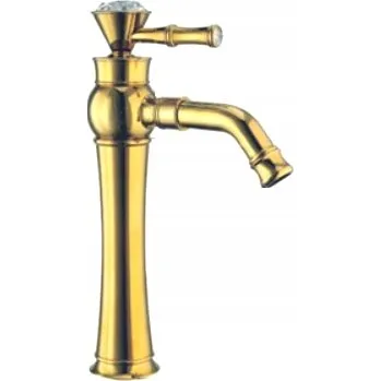 Vodovodní baterie Stojánková umyvadlová baterie LAUFERI CLARINE zlatá