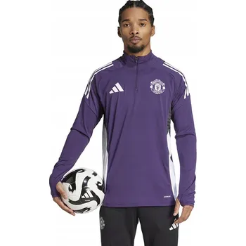 Pánská mikina ADIDAS MANCHESTER UNITED DNA TRAINING TOP (L) Pánská Tréninková Mikina Fialová