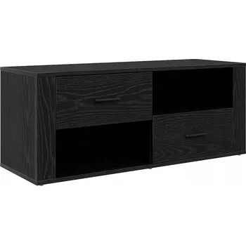 Televizní stolek Televizní skříň Černý dub 100 x 35 x 40 cm kompozitní dřevo