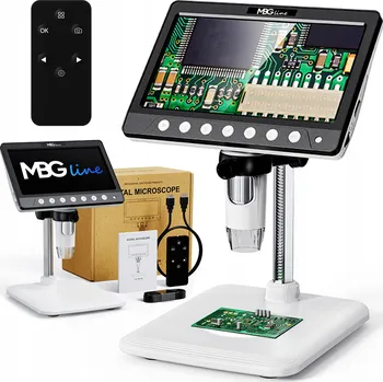 Digitální Mikroskop Vzdělávací WIFI Zvětšení 1200x HDMI Displej 7 palců Dálkové Ovládání