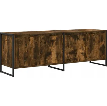 Televizní stolek Televizní skříň Kouřový dub 140 x 36 x 49.5 cm kompozitní dřevo