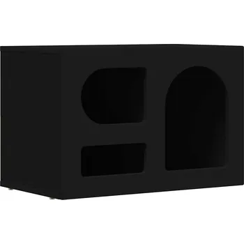 Televizní stolek TV stolek černý 60 x 35 x 40 cm