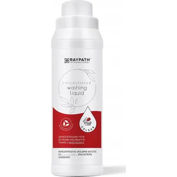 Prací prostředek Tekutý prací prostředek na barevné prádlo pro praní barevných tkanin 500ml s nanostříbrem Raypath