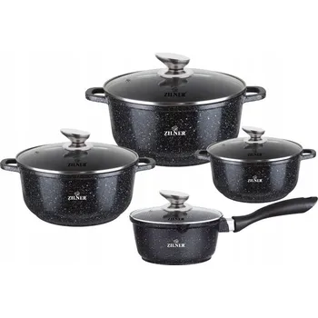 Hrnec Sada hrnců Zilner Premium ZILNER hliníková 8 dílů