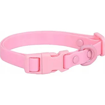 Obojek pro psa Obojek pro psa kočku, voděodolný, gumový, z PVC, růžový, velikost M