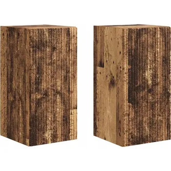 Televizní stolek TV stolek 2 ks Staré dřevo 30 x 31 x 60 cm