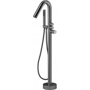 Vodovodní baterie Volně stojící vanová baterie retro VERGO gungrey grafit šedá