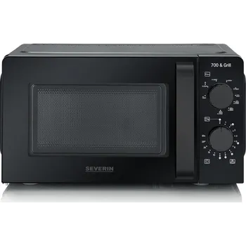 Mikrovlnná trouba Severin MW 9182 mikrovlnná trouba s grilem 19 l, 700 W, černá
