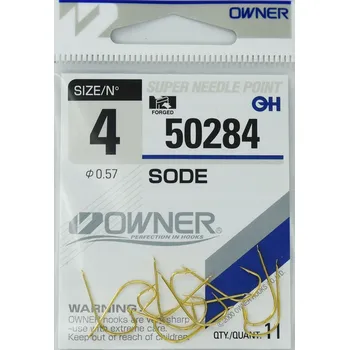 Rybářský háček Háčky na vodu, plovoucí háčky, s protihrotem Owner 50282 Sode 12 ks
