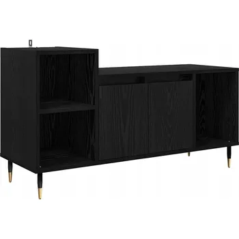 Televizní stolek TV stolek Černý Dub 100 x 35 x 55 cm