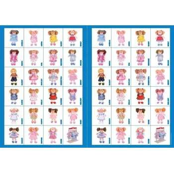 Pexeso Dvěděti Papírové pexeso panenky