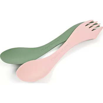 Outdoor vaření Cestovní příbor Light my fire Swedish Spork original 2-pack sandygreen/dustypink