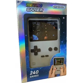 Herní konzole Retro herní konzole QSS, šedá