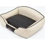 Pelech Elite Dog Bed černo/béžový L