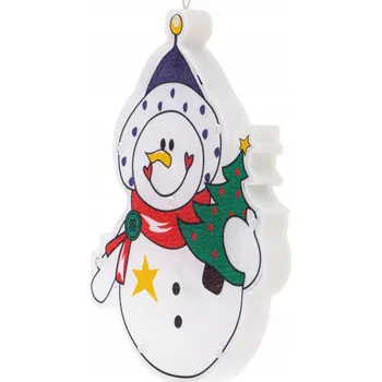 Vánoční dekorace LED světýlka závěsná ozdoba vánoční dekorace sněhulák vysoká vyrobená