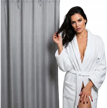 Sprchový závěs Textilní sprchový Závěs Sepio Star 180 x 200 cm šedý