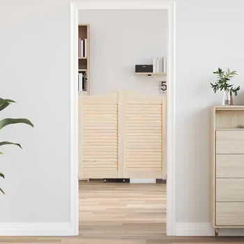 Křídlové dveře Louvred Design 1 pár 100x80 cm borovicový masiv