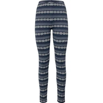 Dámské legíny 722371 - Tchibo - Měkoučké legíny s norským vzorem - pro ženy - vel. XXL 52/54 - barva: modrá/s potiskem