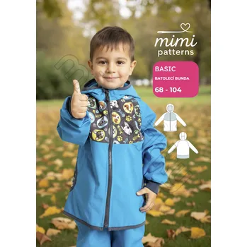 Nit Batolecí komerční střih, Bunda, Basic - Tištěný střih