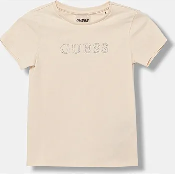 Dívčí tričko Dětské tričko Guess J4RI49.J1314.9BYA béžová 02X, vel. 125-135