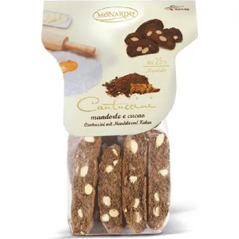 Cantuccini s mandlemi a kakaem 220g Dolciaria Monardo