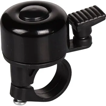 Zvonek na kolo Merco Ding Mini, černý, multipack 8 ks