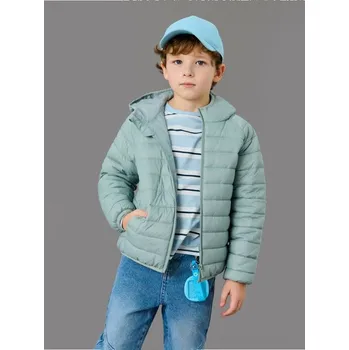 Sinsay - Prošívaná bunda s kapucí - zelená - 107GX-97X - 107GX-97X-128