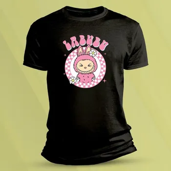 Dětské tričko s potiskem Labubu Černá velikost 140 (9-11 let)