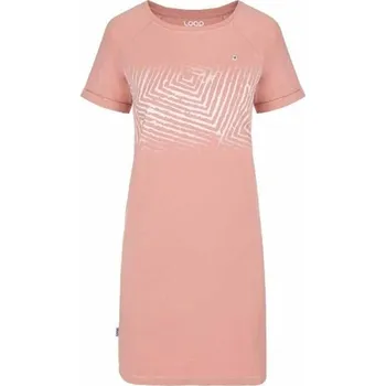 Dámské šaty Dámské šaty LOAP Bakrasa růžové Velikost: S