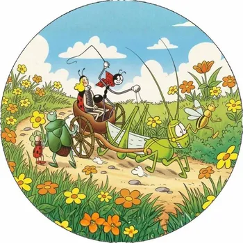 Jedlá dekorace na dort Jedlý papír Ferda mravenec s Beruškou 19,5 cm - Pictu Hap