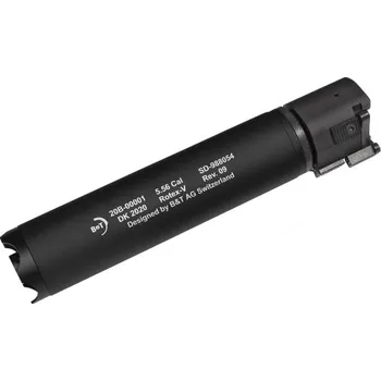 Sportovní střelba Rychloupínací tlumič B&T Rotex-V 197x35mm - černý, ASG