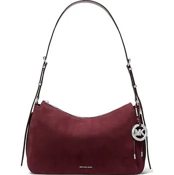 Kabelka Michael Kors Nolita medium nubuck kabelka vínová + doprava zdarma