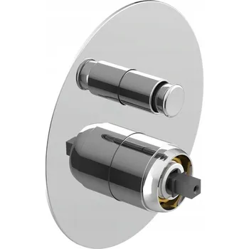 Vodovodní baterie Podomítková sprchová baterie Sapho stříbrná