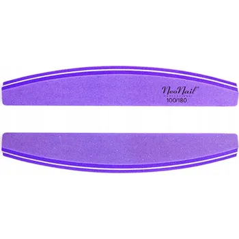 Pilník na nehty NEONAIL půlměsíc (lodička) papírový fialový