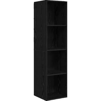 Televizní stolek Sestava TV skříněk Černý Dub 37 x 37 x 142,5 cm