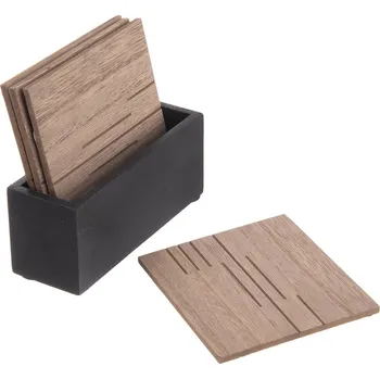 Stolování Podtácek LINE se stojanem 4 ks