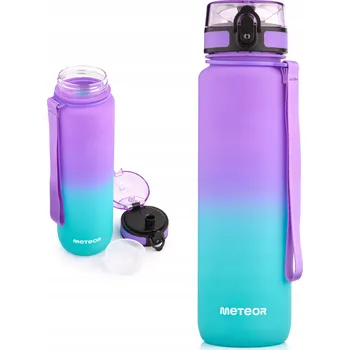Ekologický Lahev Na Pití na vodu Meteor 1L Tritan BPA Free do školy Posilovna