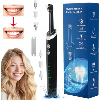 Elektrický zubní kartáček ŠKRABKA NA ZUBY DENTÁLNÍ LEŠTIČKA ČIŠTĚNÍ BĚLENÍ ZUBŮ