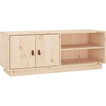 Televizní stolek TV stolek, 105x34x40 cm, masivní borovicové dřevo