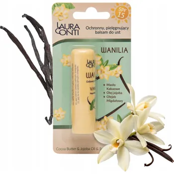Péče o rty Balzám na rty Laura Conti vanilkový hydratační 4,80 g